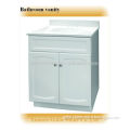bathroom vanity unit with white culture marble